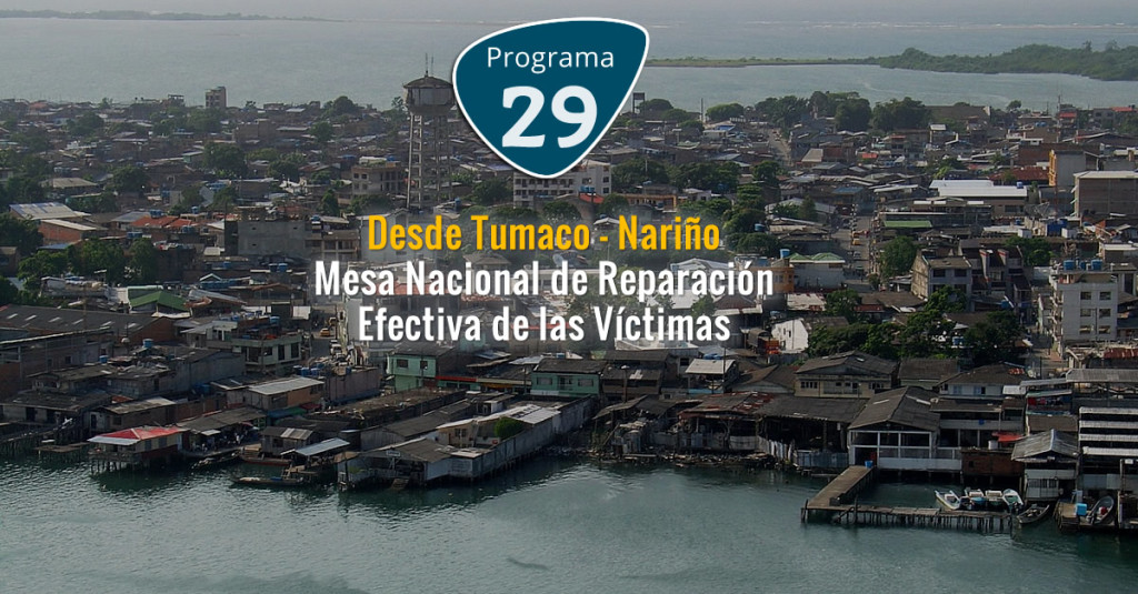 Desde la emisora comunitaria Tumaco Estéreo, el Expreso Esperanza transmite para todo el país.
